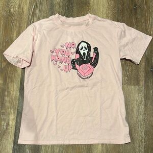 “No you hang up” Ghostface Graphic T-Shirt